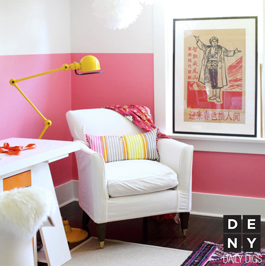 Spring Two-Toned Office | Daily Digs