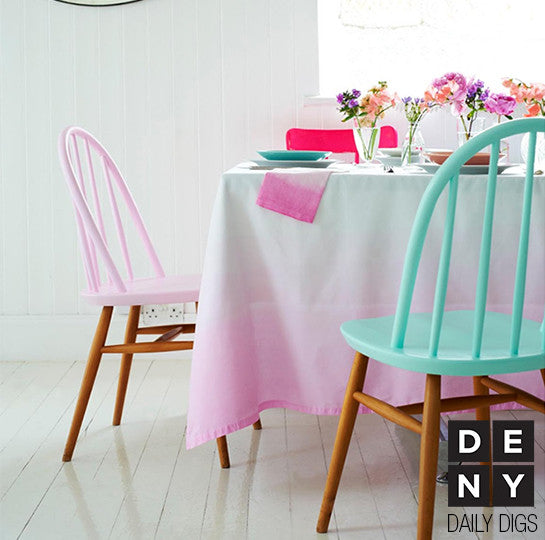Pastel Ombre Decor | Daily Digs