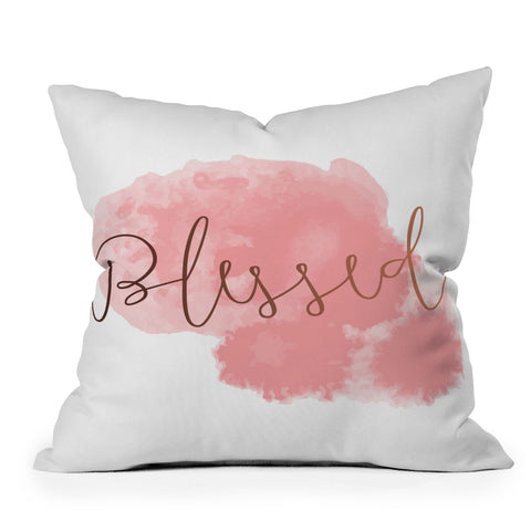 83 Oranges Blessed Outdoor Throw Pillow