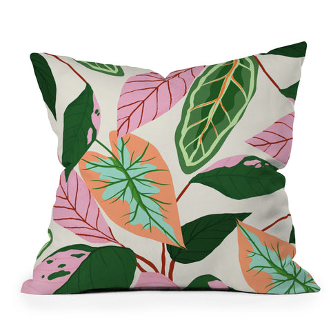 83 Oranges The Inseparable V01 Nature Botanicals Outdoor Throw Pillow