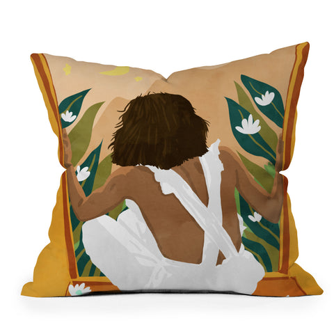 83 Oranges The wild world and a rebel heart Outdoor Throw Pillow