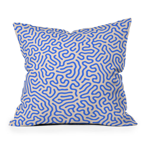 Adam Priester Coral Pattern II Outdoor Throw Pillow