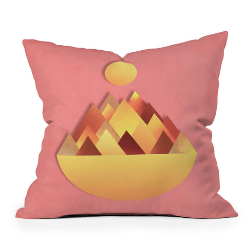 Adam Priester Hot Peaks Alternative Outdoor Throw Pillow