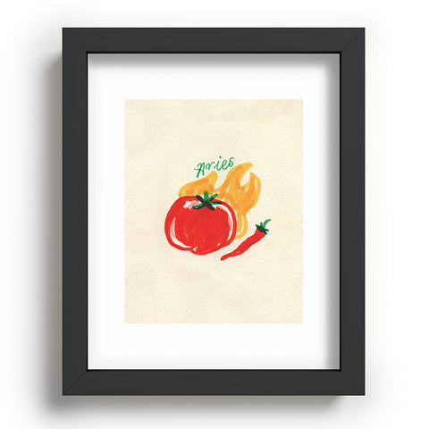 adrianne aries tomato Recessed Framing Rectangle