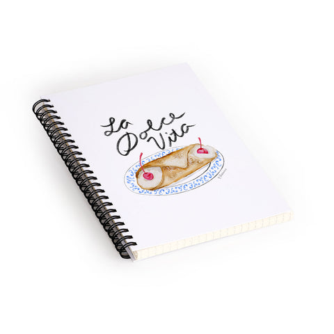 adrianne La Dolce Vita Spiral Notebook