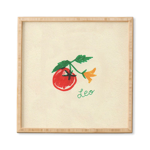 adrianne leo tomato Framed Wall Art