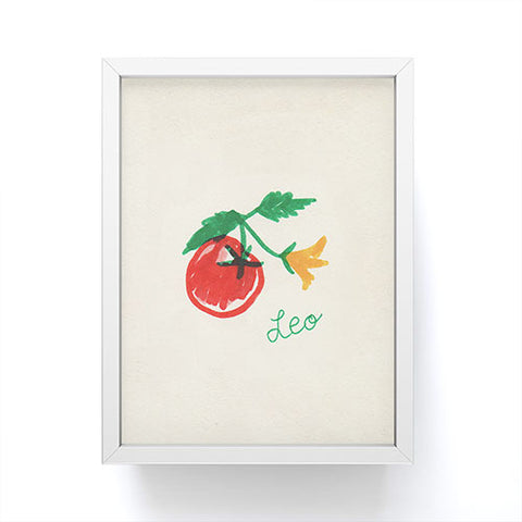 adrianne leo tomato Framed Mini Art Print