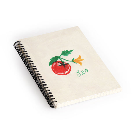 adrianne leo tomato Spiral Notebook