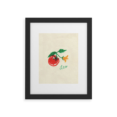 adrianne leo tomato Framed Art Print