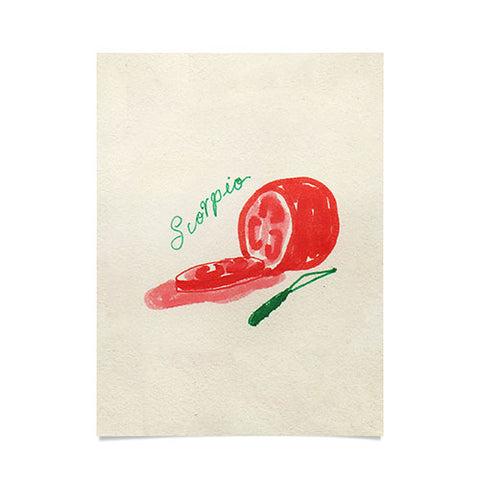 adrianne scorpio tomato Poster