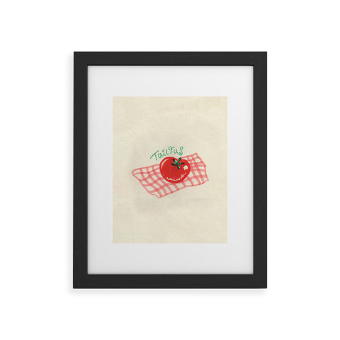 adrianne taurus tomato Framed Art Print