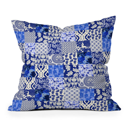 Aimee St Hill Blue Is Just A Mood Outdoor Throw Pillow