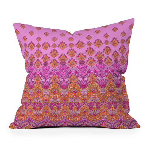 Aimee St Hill Farah Blooms Blush Outdoor Throw Pillow