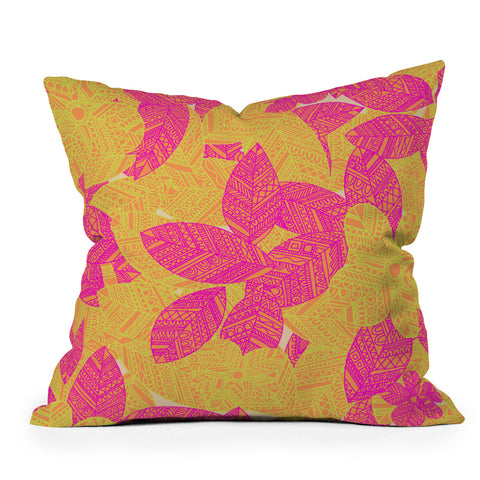 Aimee St Hill Geo Floral Outdoor Throw Pillow