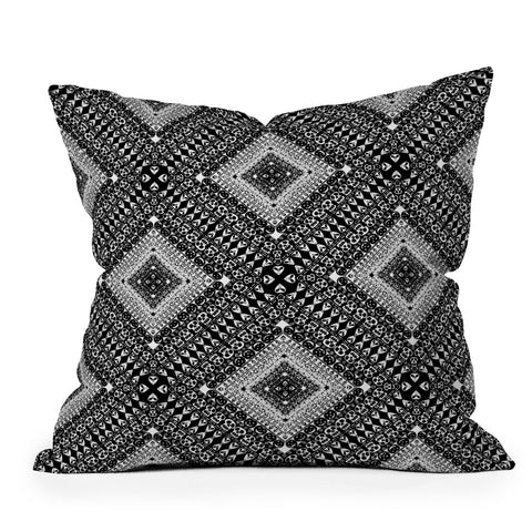 Aimee St Hill Hallows Eve Patchwork Outdoor Throw Pillow