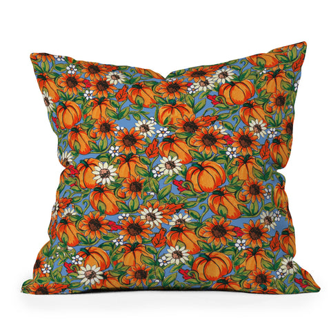 Aimee St Hill Pumpkin Harvest Outdoor Throw Pillow