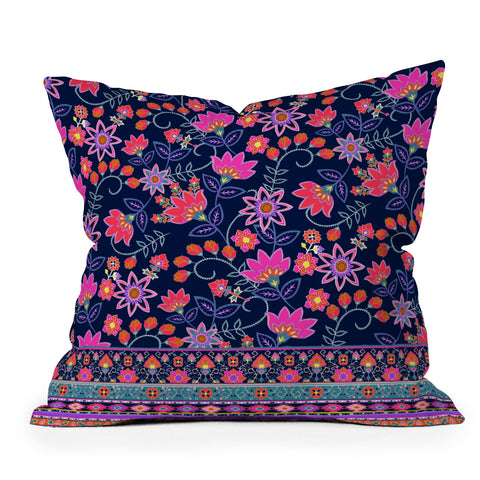 Aimee St Hill Semera Floral Outdoor Throw Pillow