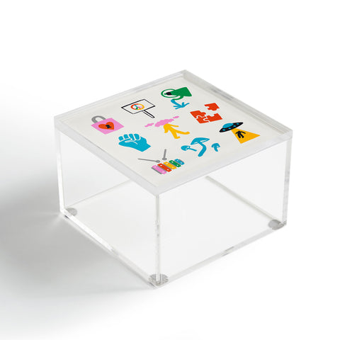 Aley Wild Aquarius Emoji Acrylic Box