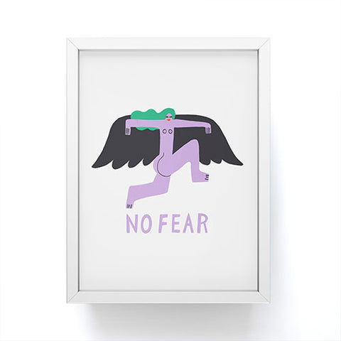 Aley Wild No Fear Framed Mini Art Print