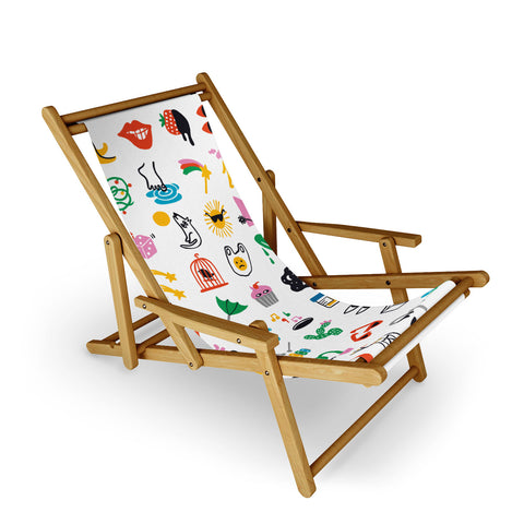Aley Wild Relevant Symbols Sling Chair