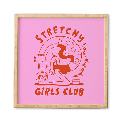 Aley Wild Stretchy Girls Club Framed Wall Art