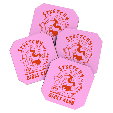 Aley Wild Stretchy Girls Club Coaster Set