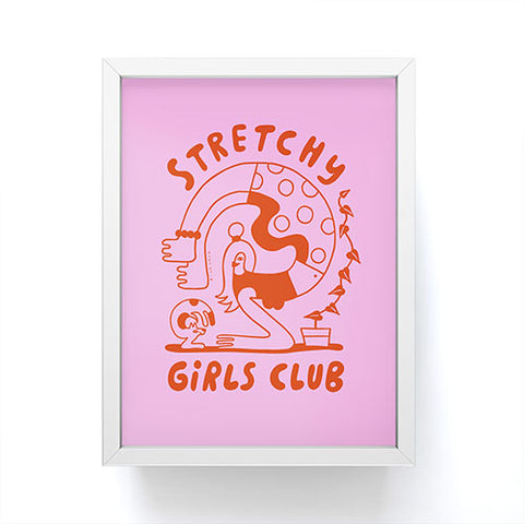 Aley Wild Stretchy Girls Club Framed Mini Art Print