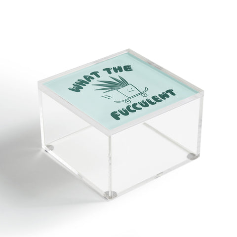 Aley Wild What The Fucculent Acrylic Box