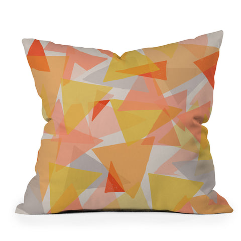 Ali Benyon Geometrics Throw Pillow