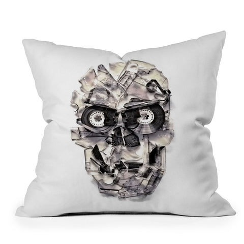 Ali Gulec Home Taping Is Dead Outdoor Throw Pillow