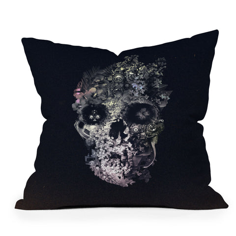 Ali Gulec Metamorphosis Skull Outdoor Throw Pillow