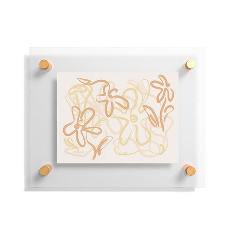 Alilscribble Another Flower Design Floating Acrylic Print