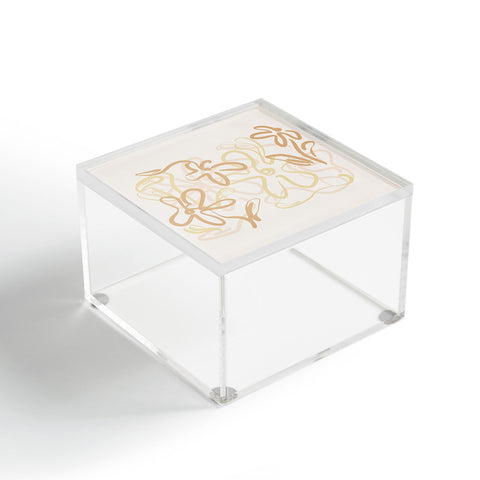 Alilscribble Another Flower Design Acrylic Box