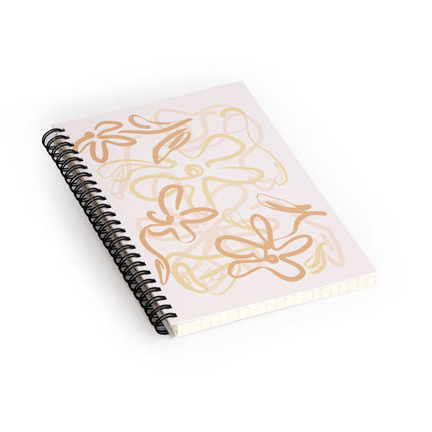 Alilscribble Another Flower Design Spiral Notebook