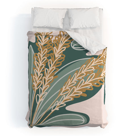 Alilscribble Leaves and things Duvet Cover