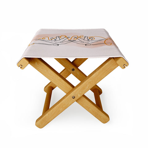 Alilscribble With Love Folding Stool