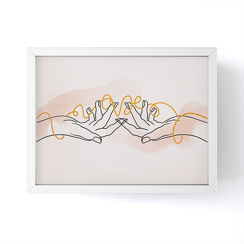 Alilscribble With Love Framed Mini Art Print