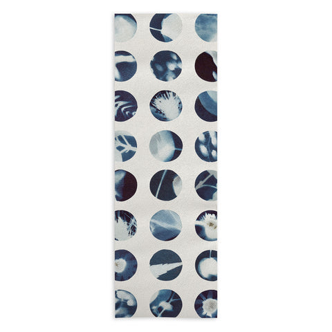 Alisa Galitsyna Botanical Cyanotypes Yoga Towel