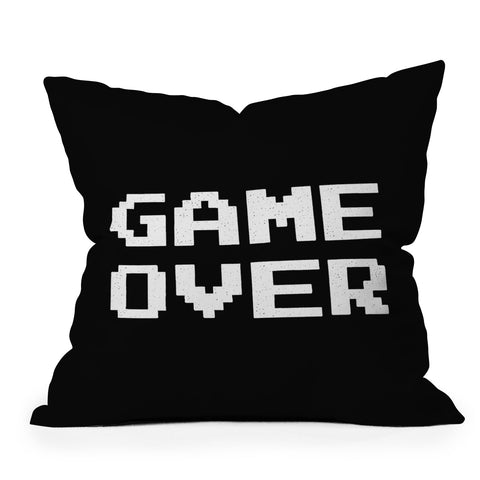 Alisa Galitsyna Game Over I Outdoor Throw Pillow