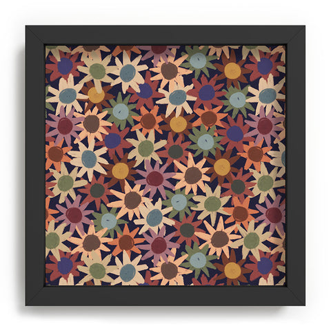 Alisa Galitsyna Hand Drawn Florals 6 Recessed Framing Square