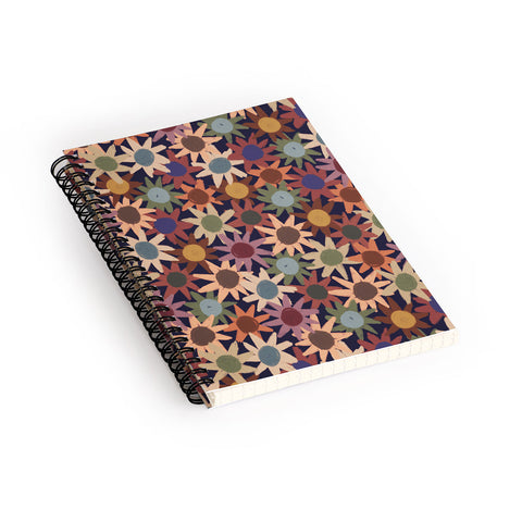 Alisa Galitsyna Hand Drawn Florals 6 Spiral Notebook