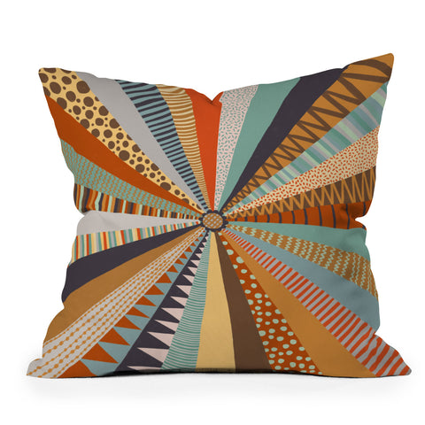 Alisa Galitsyna Hand Drawn Patchwork I Outdoor Throw Pillow