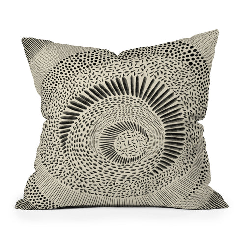 Alisa Galitsyna Hand Drawn Patterned Abstract Outdoor Throw Pillow