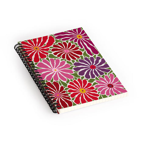 Alisa Galitsyna Lazy Florals 3 Spiral Notebook