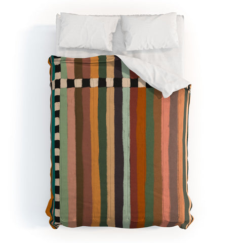Alisa Galitsyna Mix of Stripes 9 Comforter