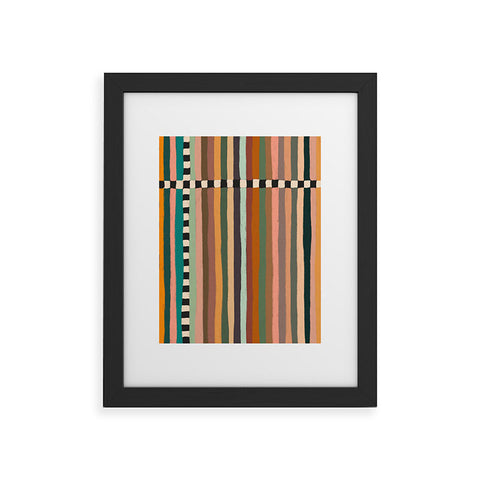 Alisa Galitsyna Mix of Stripes 9 Framed Art Print