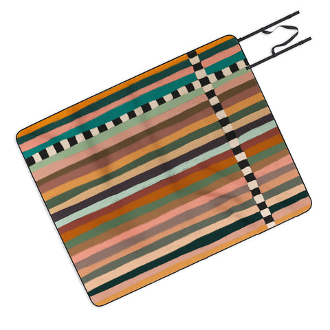 Alisa Galitsyna Mix of Stripes 9 Picnic Blanket