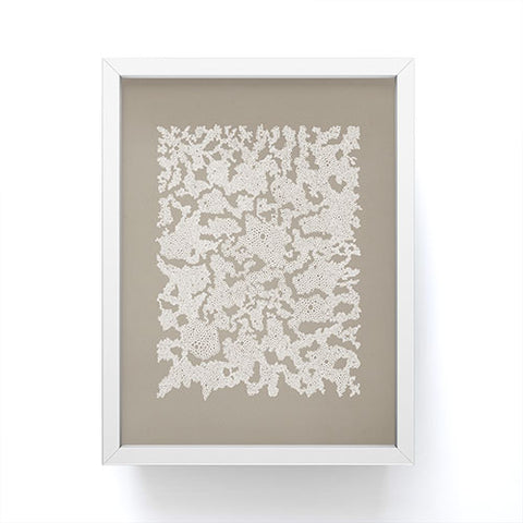Alisa Galitsyna Organic Lace Framed Mini Art Print