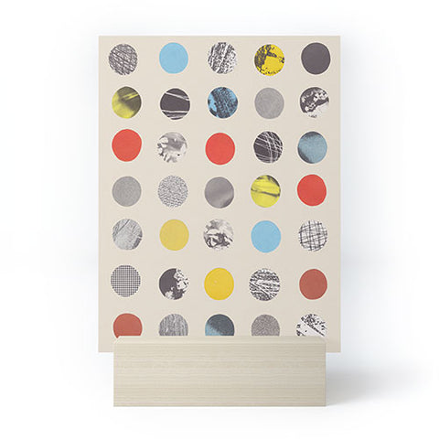 Alisa Galitsyna Paper Pattern Circles Mini Art Print
