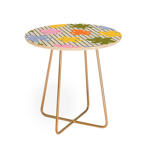 Alisa Galitsyna Playful Flowers 1 Round Side Table